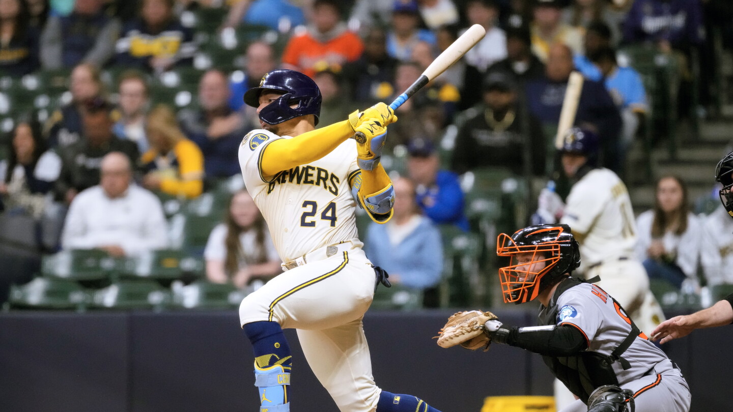 Brewers’ William Contreras showing that his fractured finger won’t limit his hitting productivity Brewers’ William Contreras showing that his fractured finger won’t limit his hitting productivity