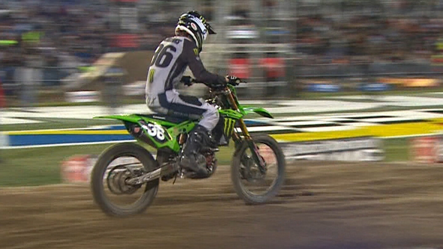 Marchbanks Racetrack Garrett Marchbanks gets first win in 250 Supercross main event at ...
