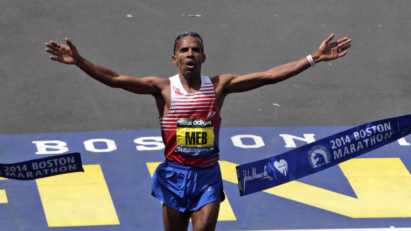 Meb Keflezighi stuns to win Boston Marathon (video) - NBC Sports
