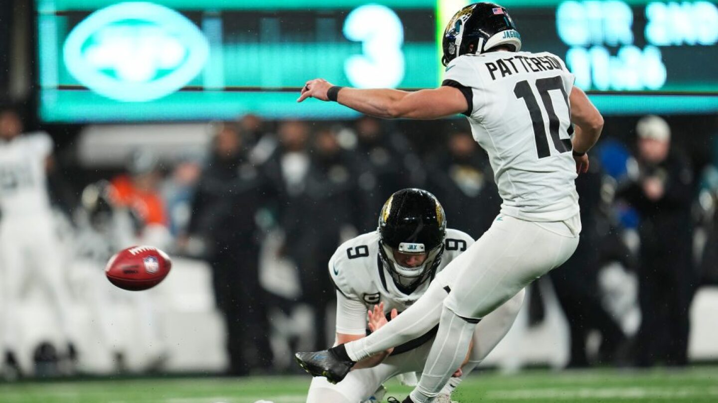 Jaguars kicker Riley Patterson named special teams player of the week ...