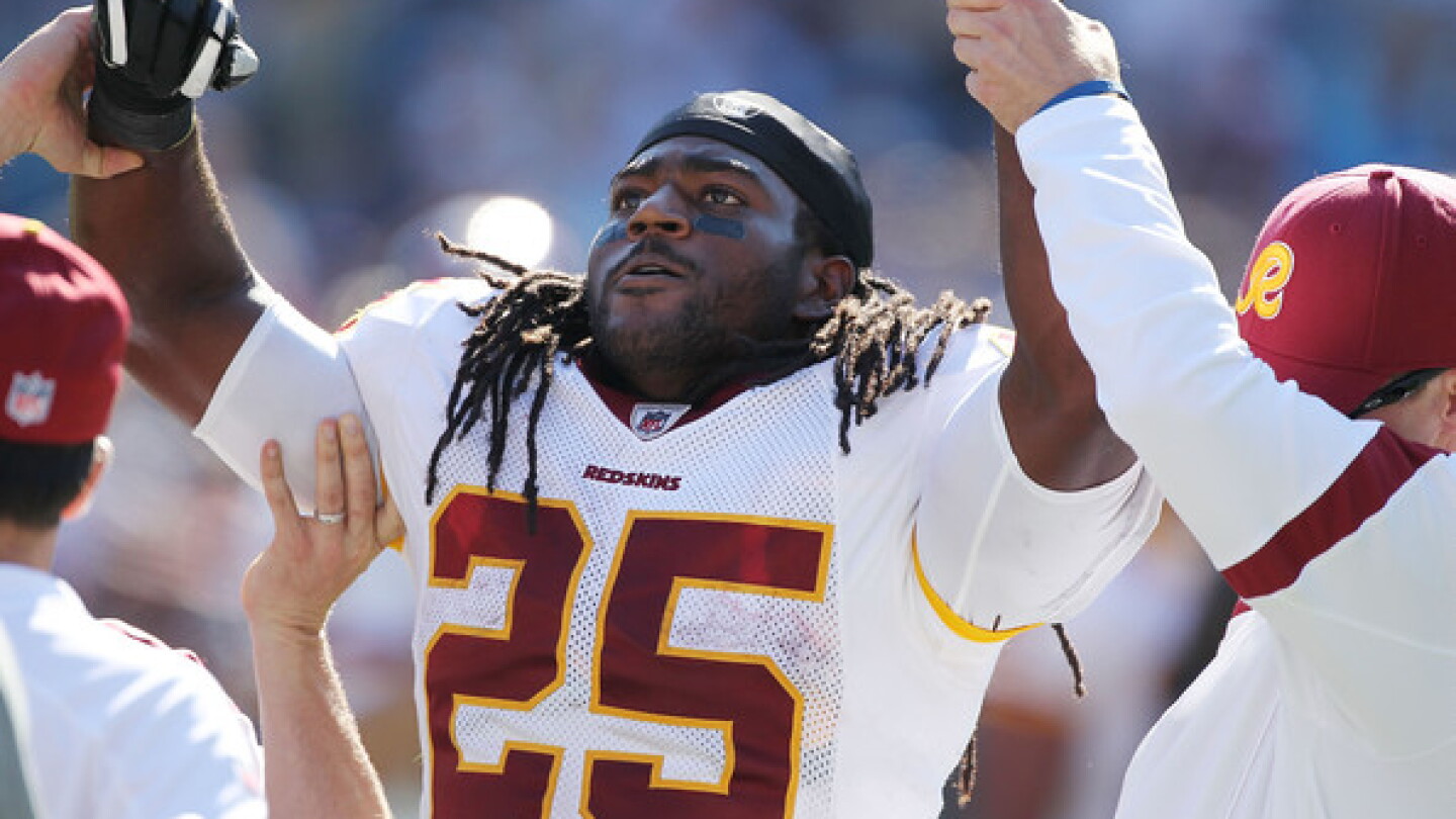 Tim Hightower Nine months later, Tim Hightower not concerned about his knee - NBC Sports