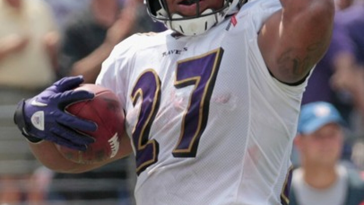 Ray Rice Arms Ray Rice fined for a stiff arm - NBC Sports