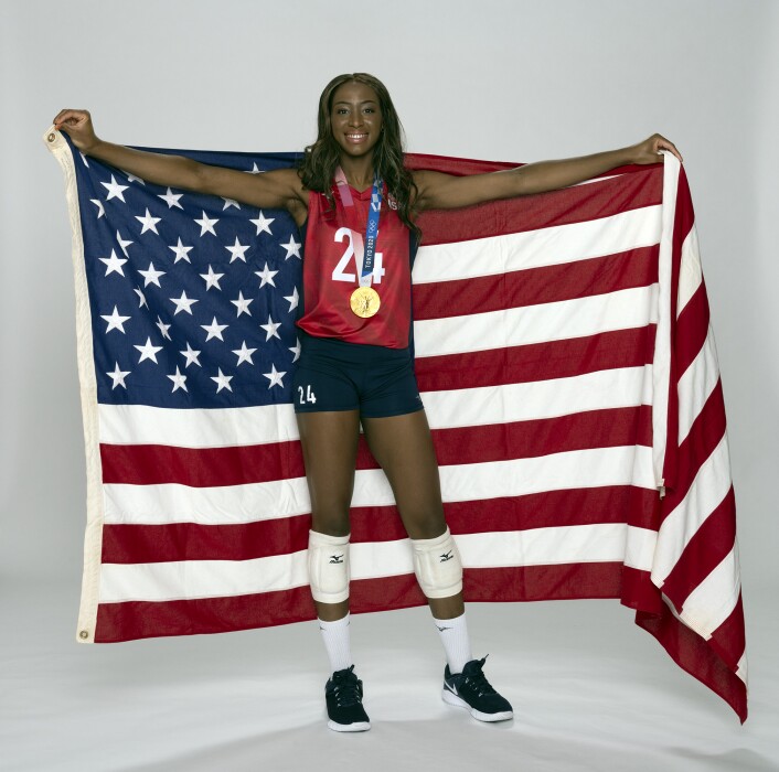 USA Volleyball's Nigerian Gem: Chiaka Ogbogu on Cultural Impact and Olympic Gold - NBC Sports