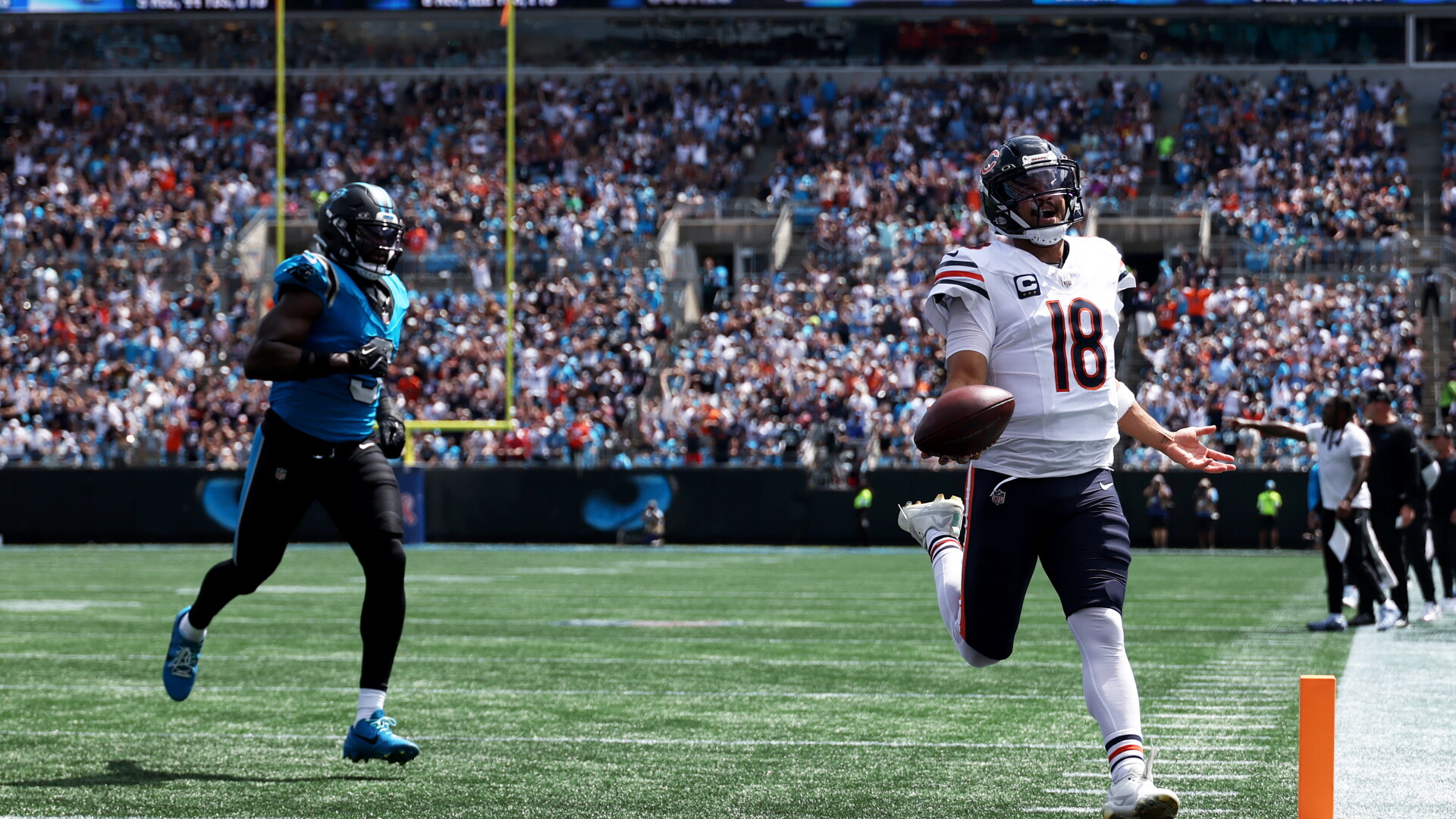 Bears übernehmen 14-7 Führung als Caleb Williams, D'Andre Swift Lauf für touchdowns