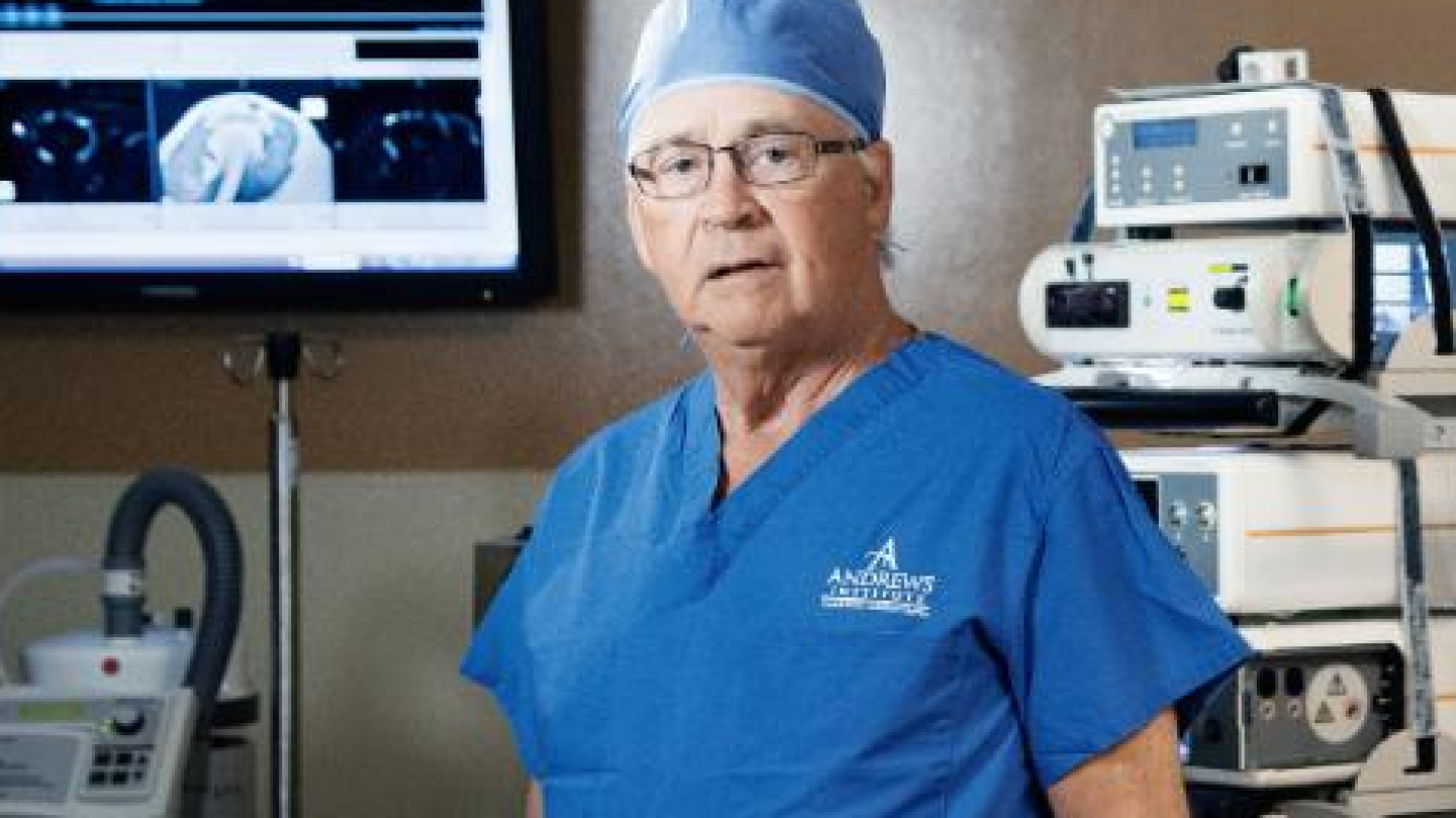 Dr. James Andrews is developing an iOS app to keep pitchers healthy