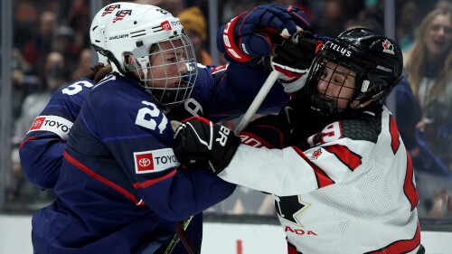 Image for U.S. women's hockey meets Canada in 'one of the greatest rivalries in sports'