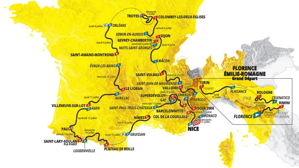 Tour de France 2024 Route