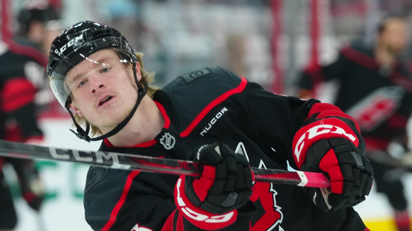 Hurricanes’ Jackson Blake signs 8-year, $45 million contract extension