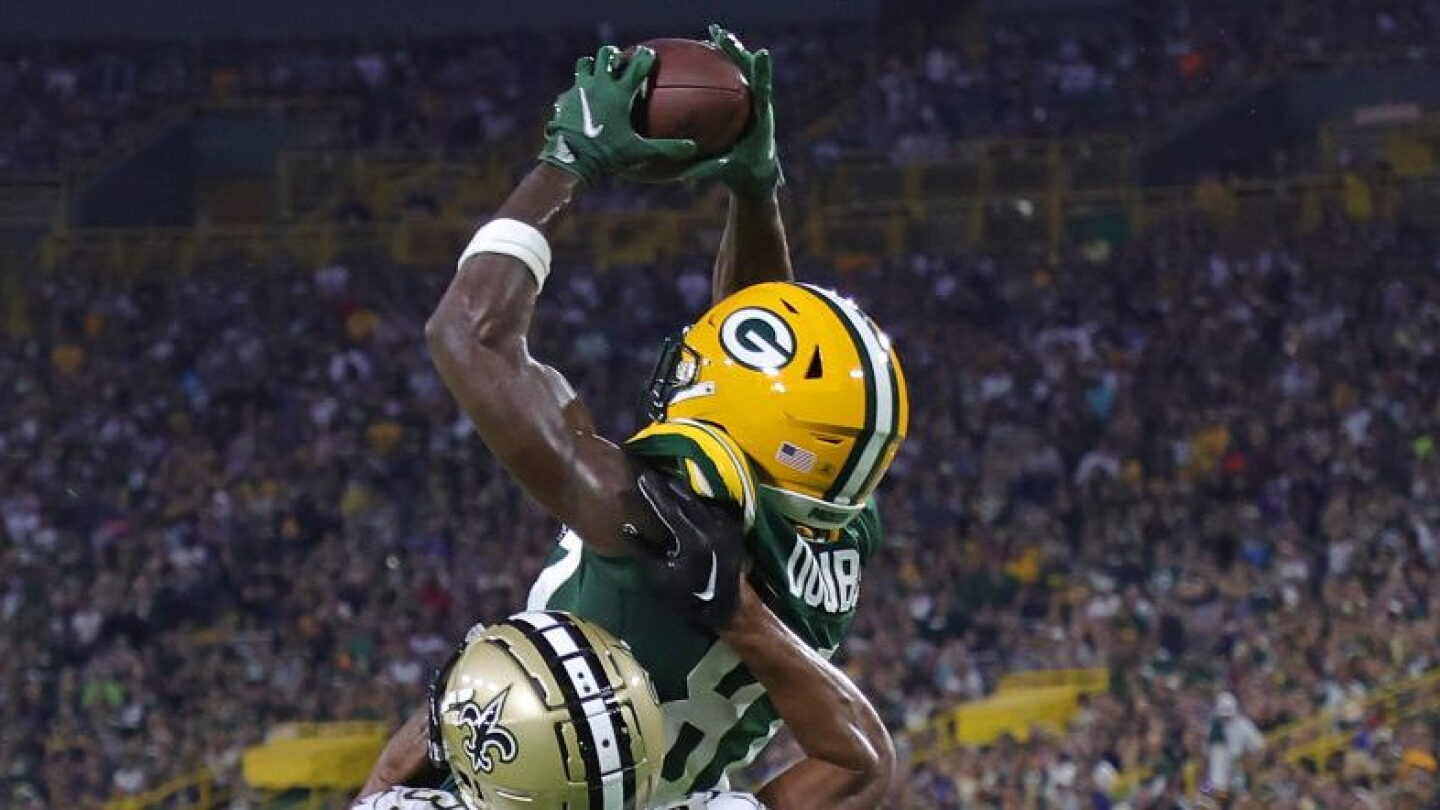 Despite two more drops, Packers WR Romeo Doubs is climbing the depth