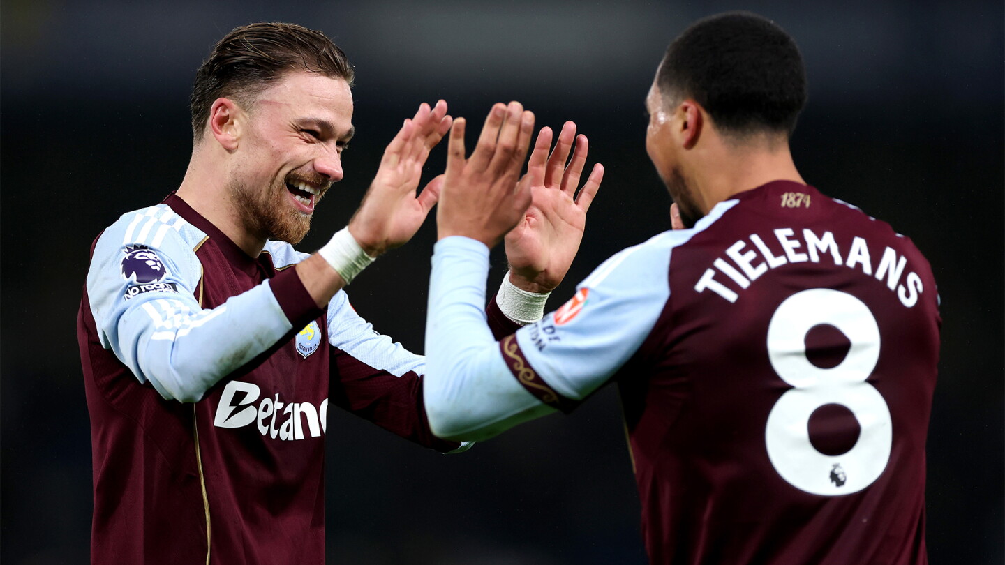 PL Update: Aston Villa keep pace with Arsenal, Man City in title race