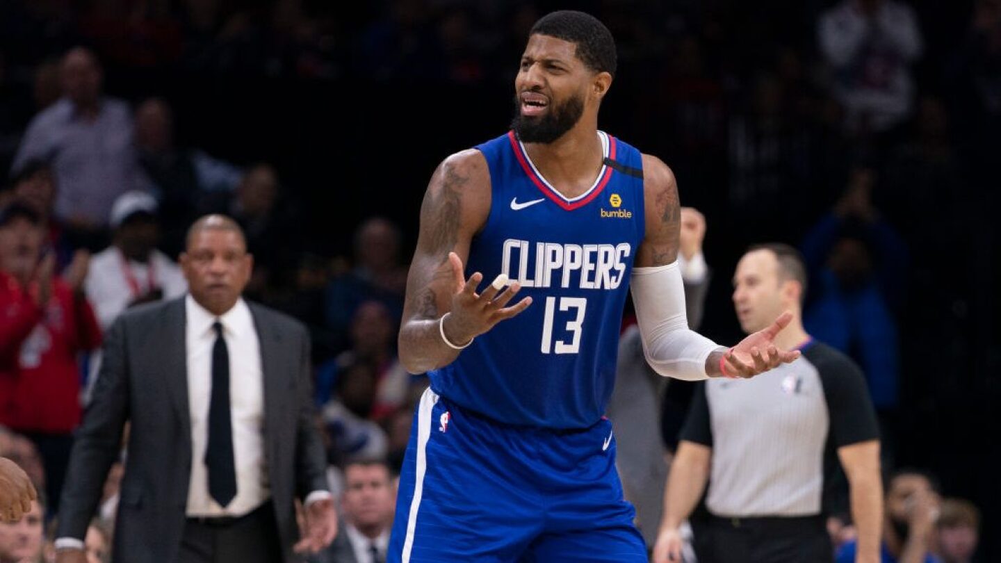 Clippers star Paul George fined $35K for criticizing officials - NBC Sports