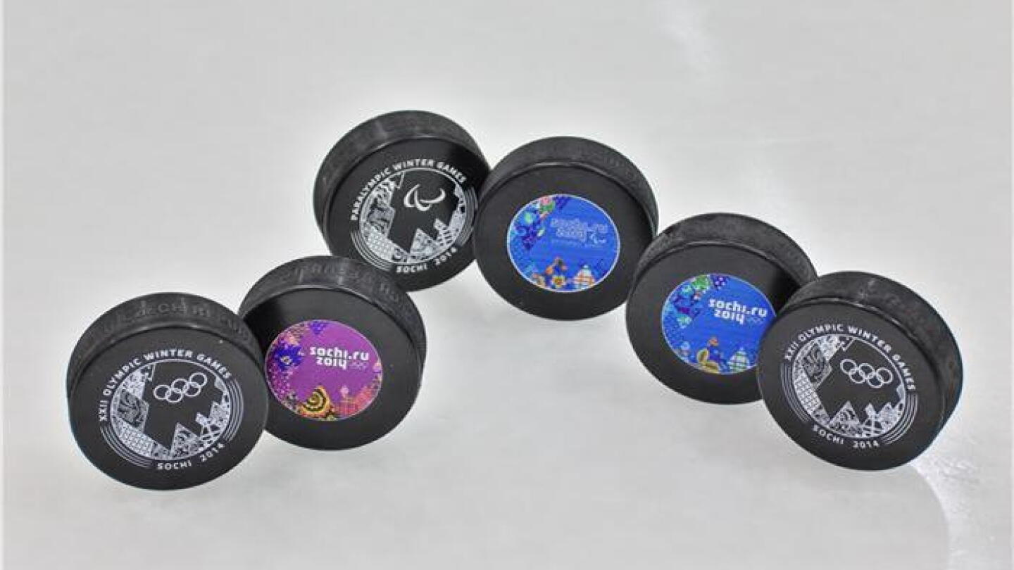 Sochi Olympic hockey pucks unveiled - NBC Sports