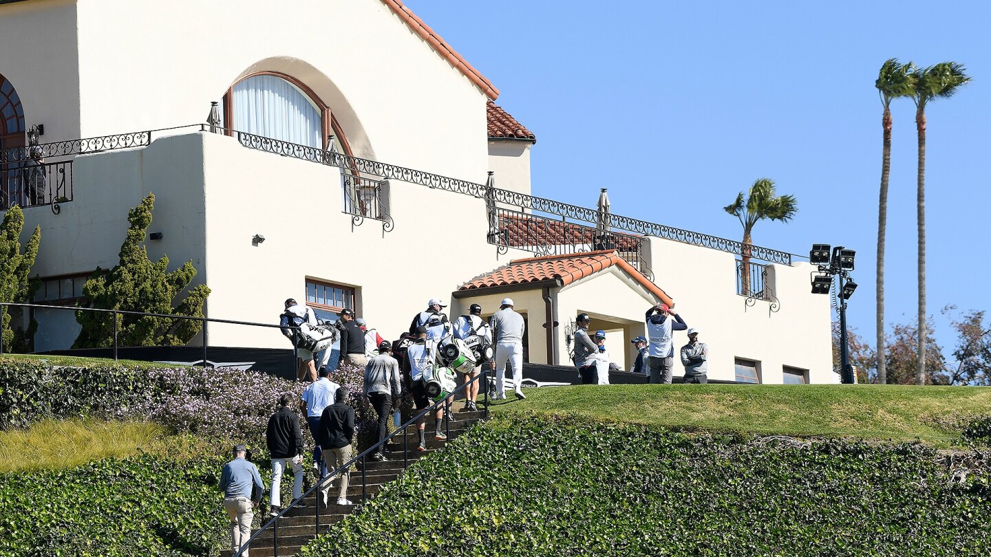 Captivating First Round Of Genesis Invitational Resumes After Three-hour Suspension View in 4K Captivating First Round Of Genesis Invitational Resumes After Three-hour Suspension View in 4K