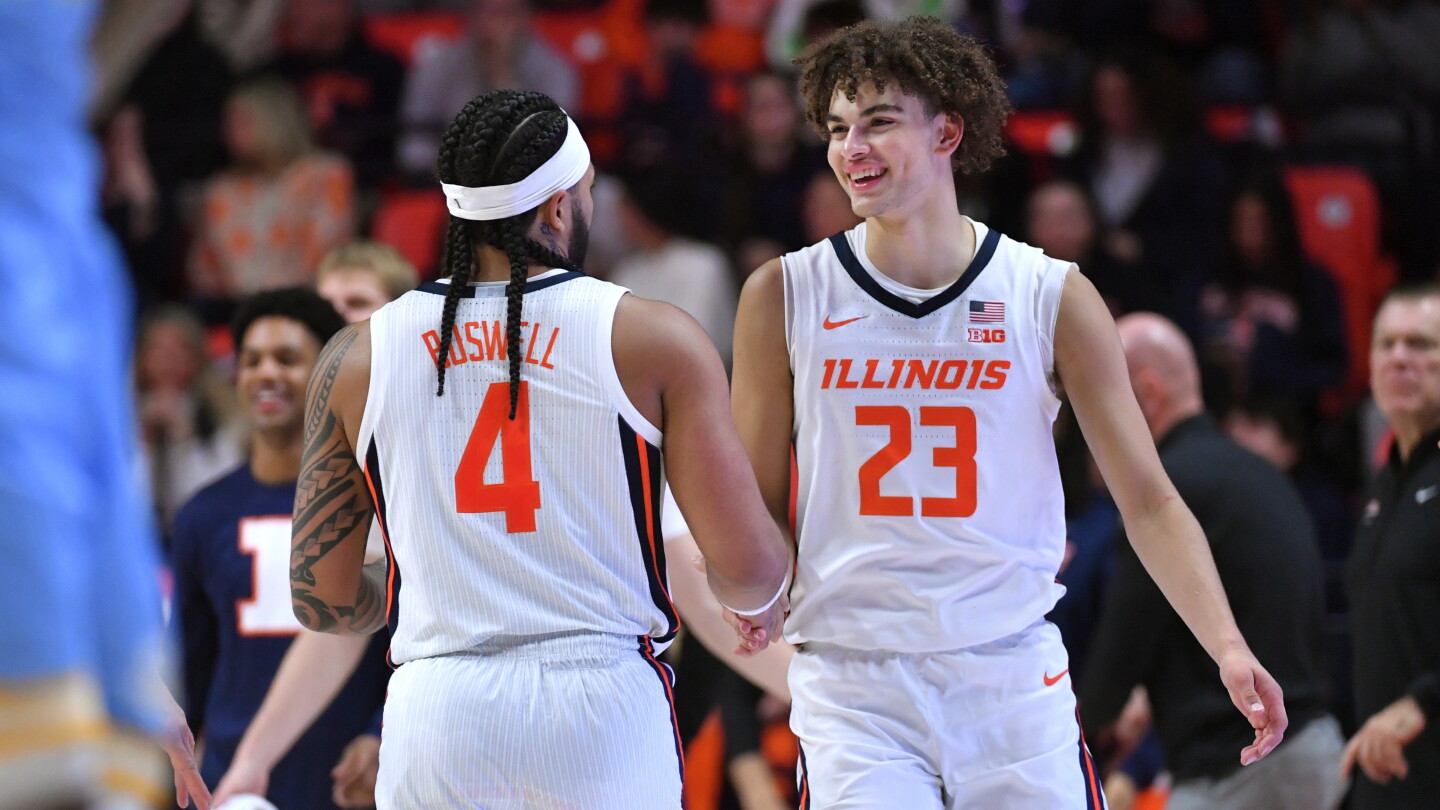 Jake Davis, Keaton Wagler power No. 20 Illinois to a 90-55 win over Southern