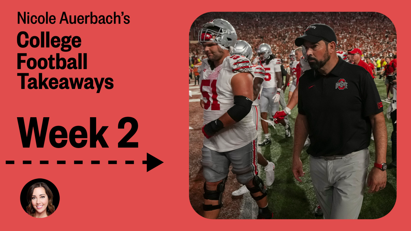 Takeaways from College Football Week 2: Texas roars back as Ohio State, Oregon stumble Takeaways from College Football Week 2: Texas roars back as Ohio State, Oregon stumble