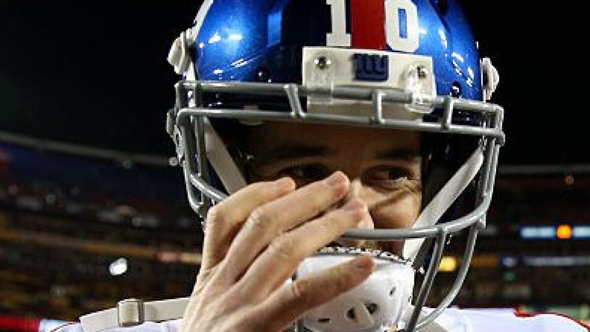 eli manning football helmet Signed New York Giants Speed Authentic Slate NFL a double that places him in the rarest company the sport has ever seen NFL - Giants Eli Manning