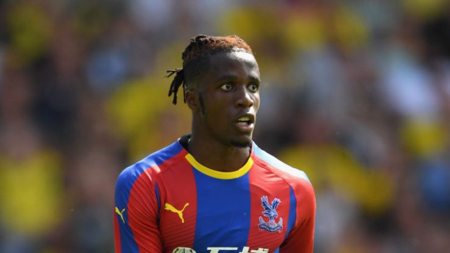 VIDEO: Zaha scores outrageous first-time training volley - NBC Sports