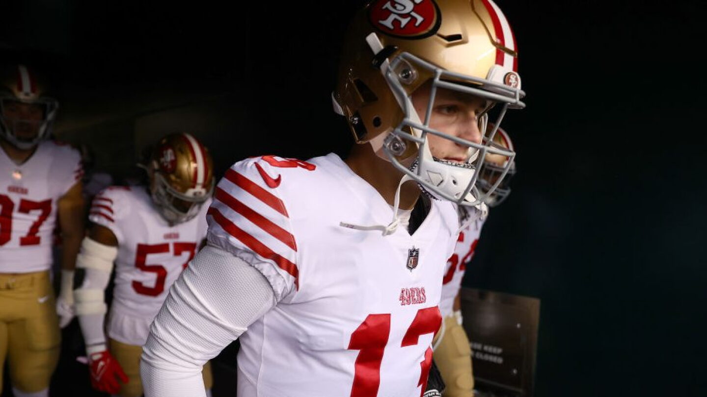 Purdy Pointing Brock Purdy close to surgery decision, with signs pointing toward six ...
