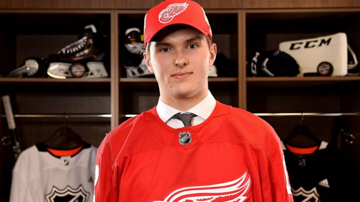 Red Wings sign first-round pick Rasmussen to entry-level contract - NBC ...