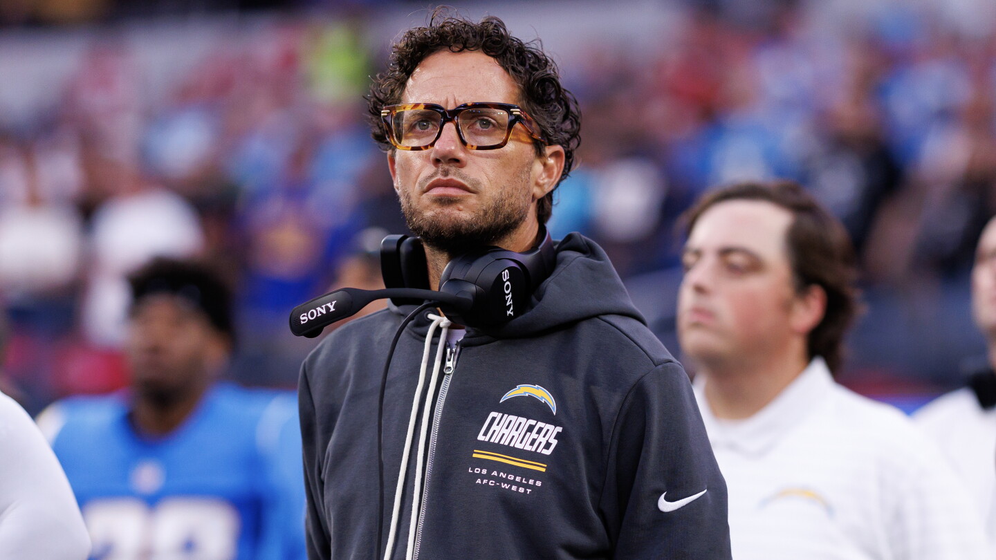 If Chargers lose again today, will offensive coordinator Mike McDaniel be out?