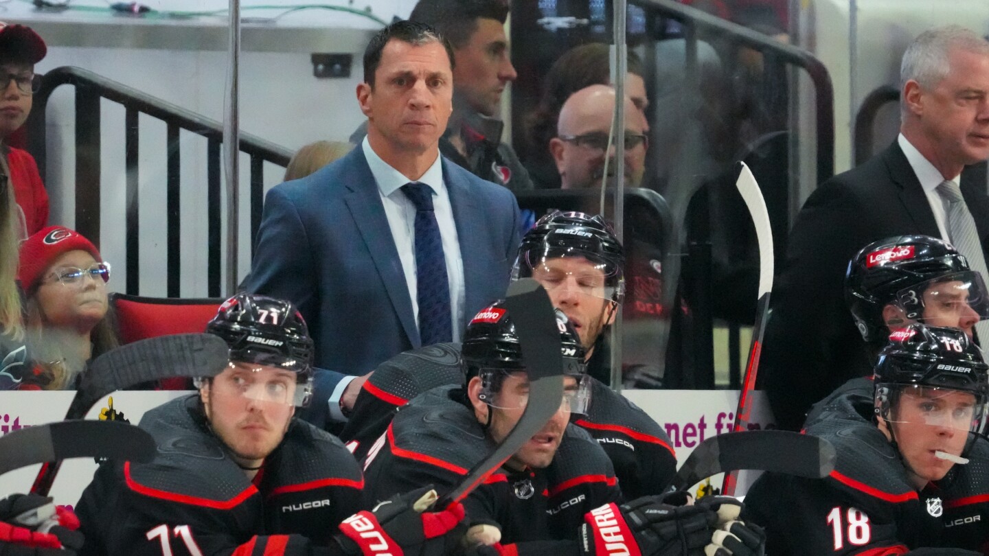 Governor presents coach Rod Brind’Amour with North Carolina honor - NBC ...