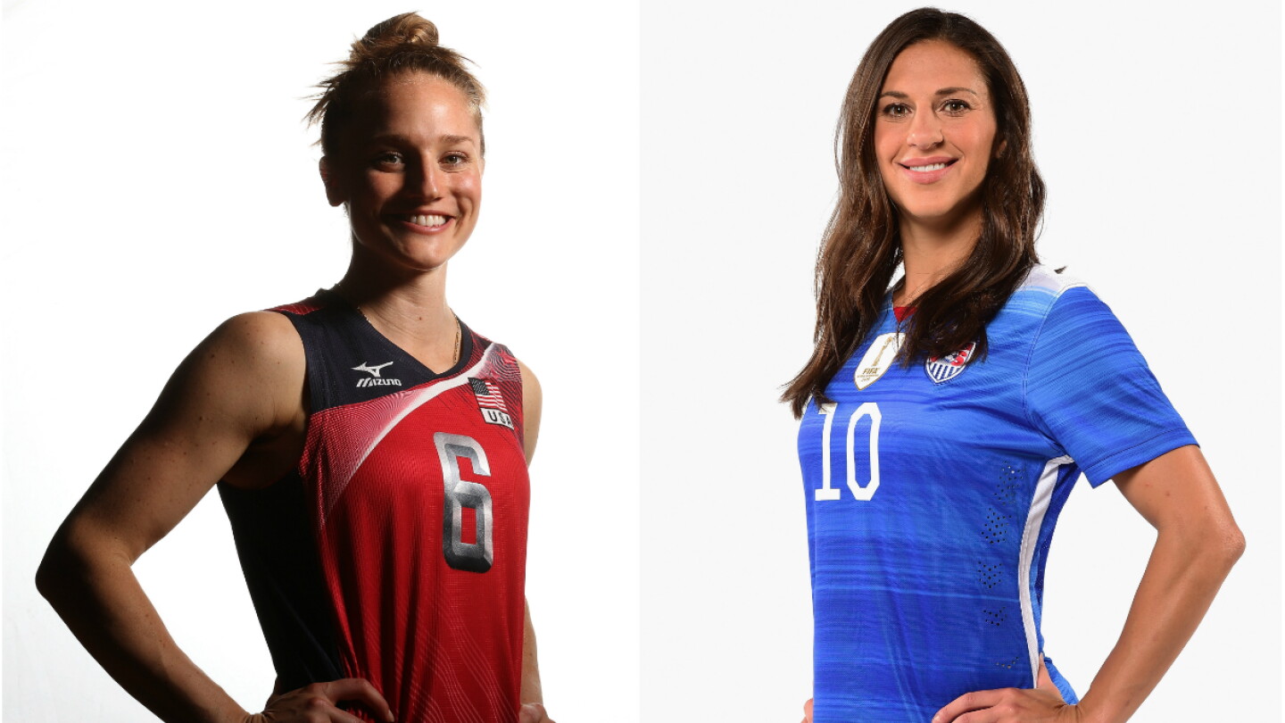 Women's Nike Carli Lloyd Red USWNT Player Name & Number T-Shirt Women's Nike Carli Lloyd Red USWNT Player Name & Number T-Shirt
