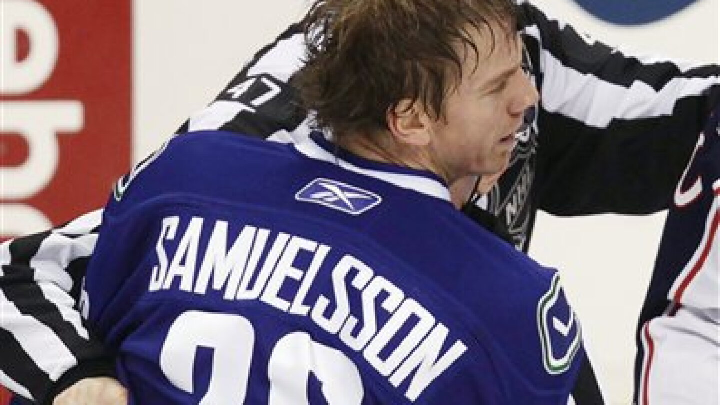 Samuelson Nhl Report: Mikael Samuelsson won't travel with Canucks for rest of series ...