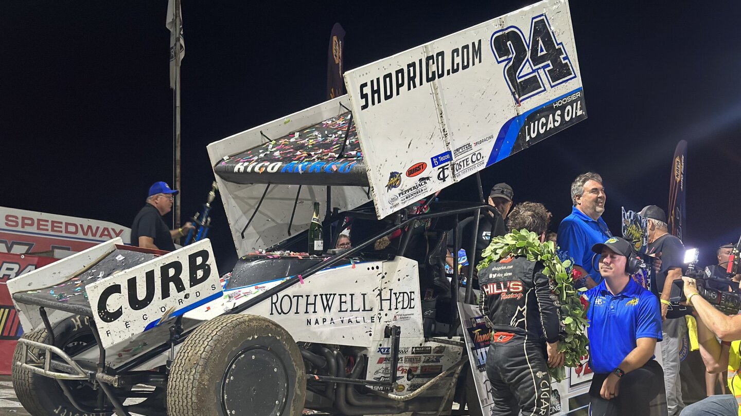 Rico Abreu wins Grandview High Limit Sprint Car race - AtRico_Abreu twitter.jpg