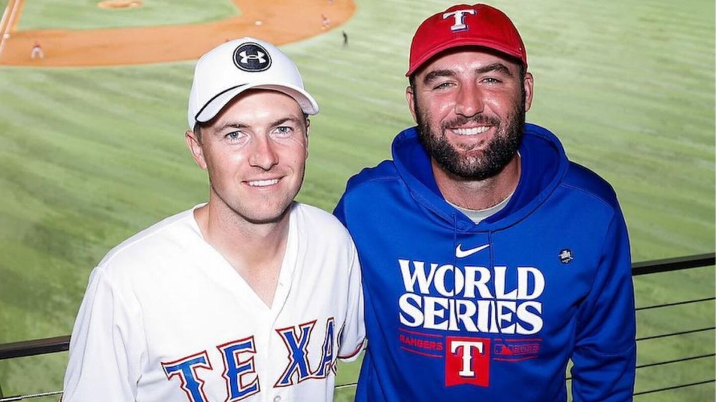 Scheffler, Spieth in attendance for Rangers’ historic Game 1 World Series win Scheffler, Spieth in attendance for Rangers’ historic Game 1 World Series win