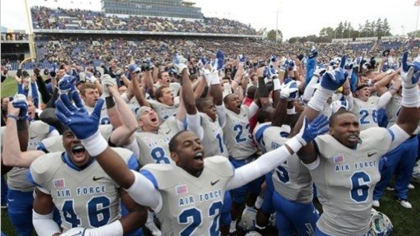 And in that corner... The Air Force Falcons NBC Sports