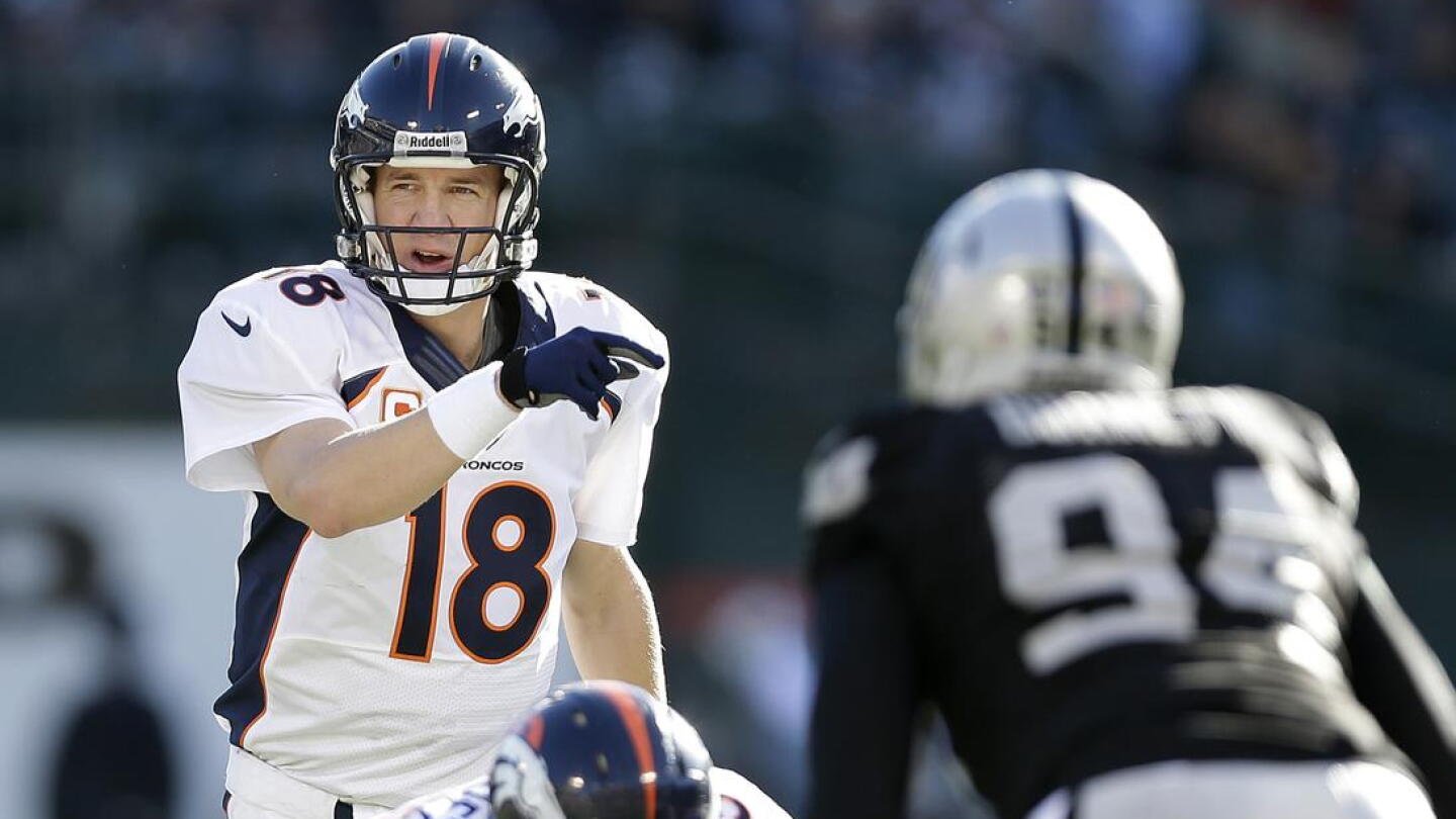 Recording Shield Peyton Manning breaks NFL single-season passing yardage record - NBC Sports