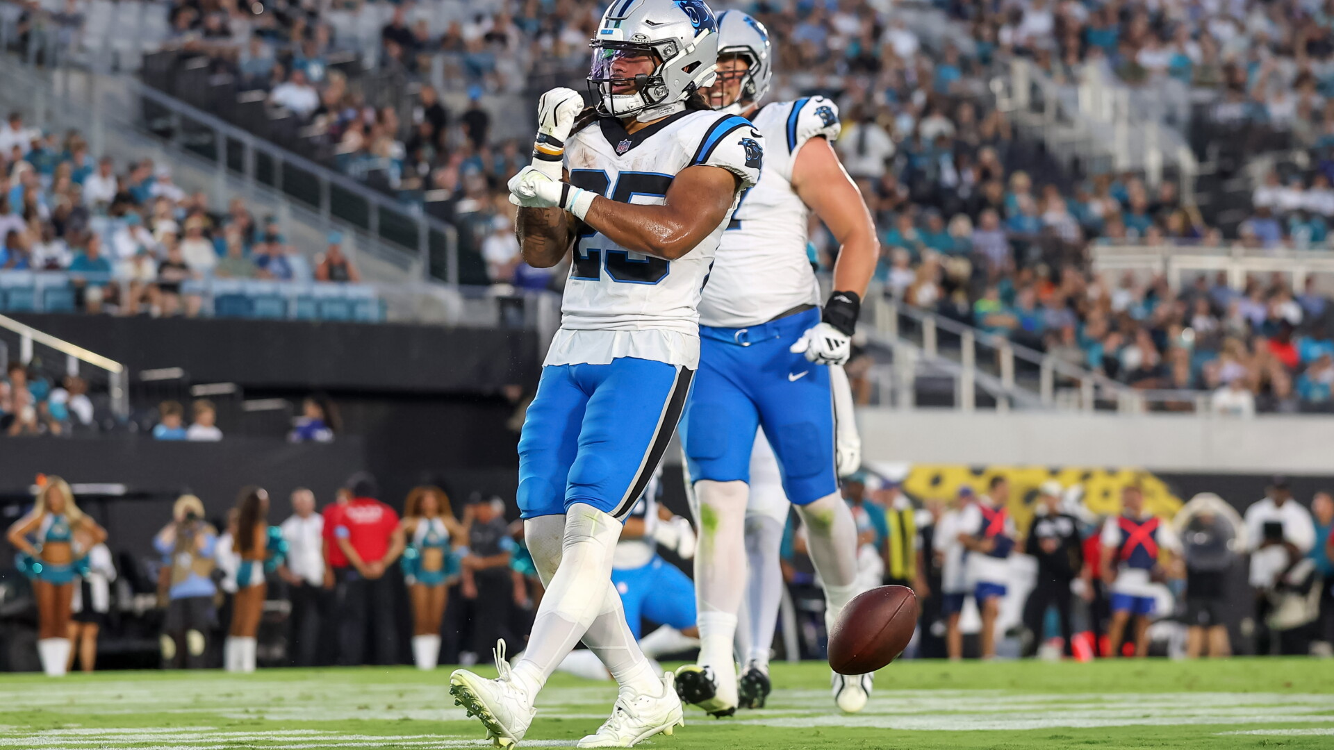 RB Jonathon Brooks limited in Wednesday's Panthers practice