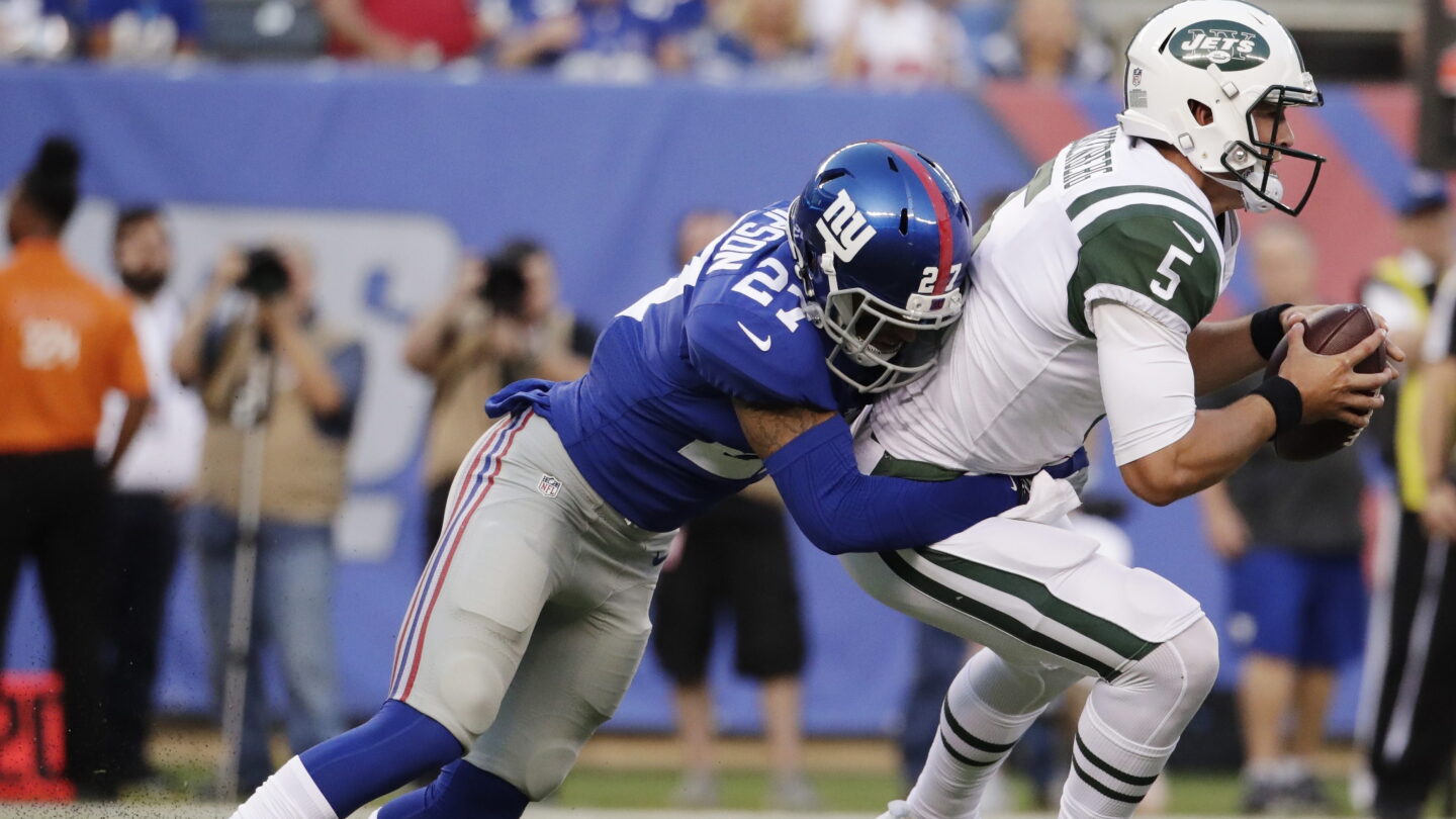 Christian Hackenberg listed as third quarterback on Jets depth chart