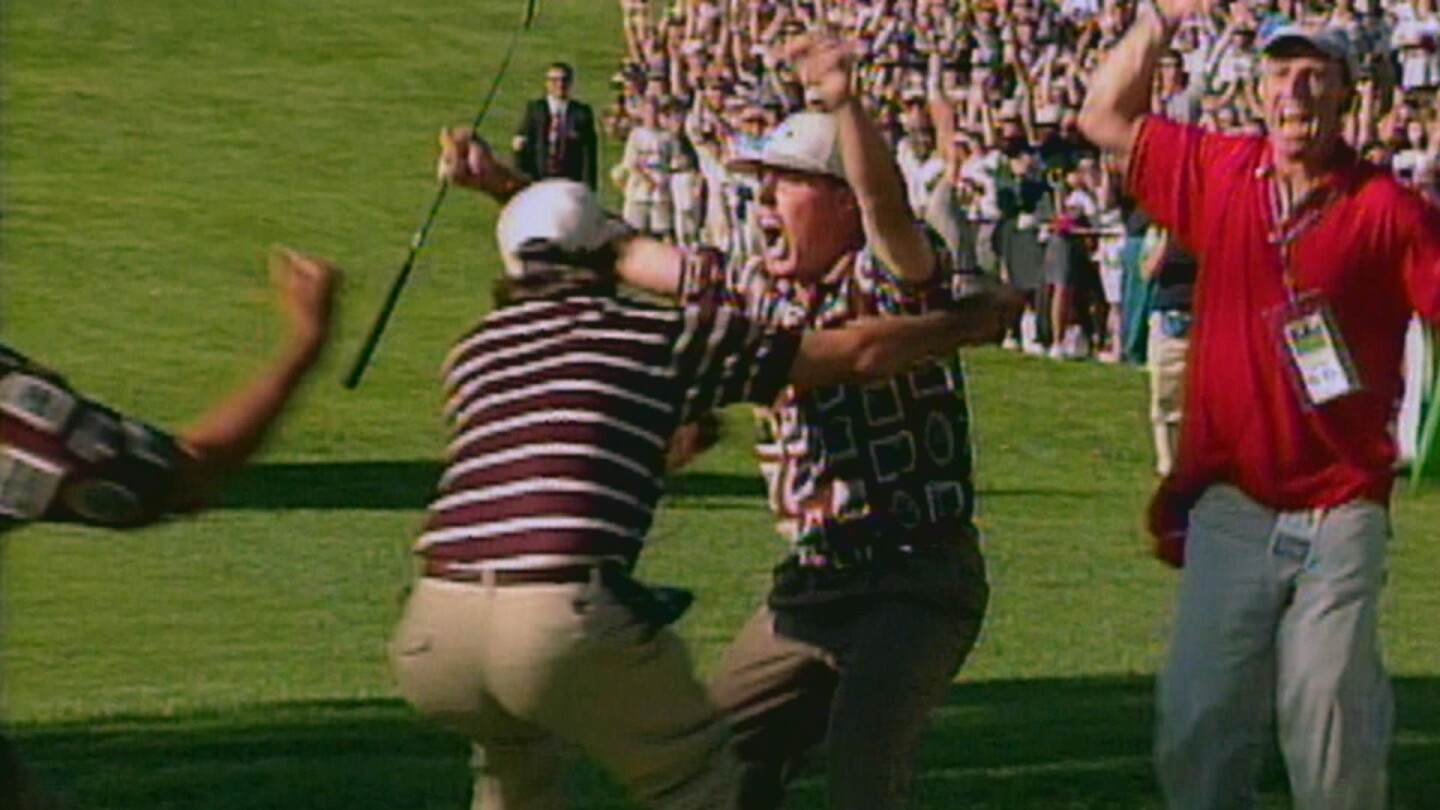 Leonard’s legendary putt that swung 1999 Ryder Cup Leonard’s legendary putt that swung 1999 Ryder Cup