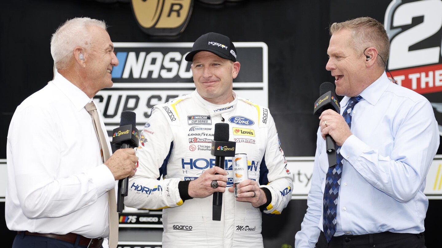 NBC Sports Announcers Sneak Peek NASCARIndyCar crossover at