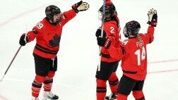 Image for Canadian captain Marie-Philip Poulin breaks all-time Olympic goals record