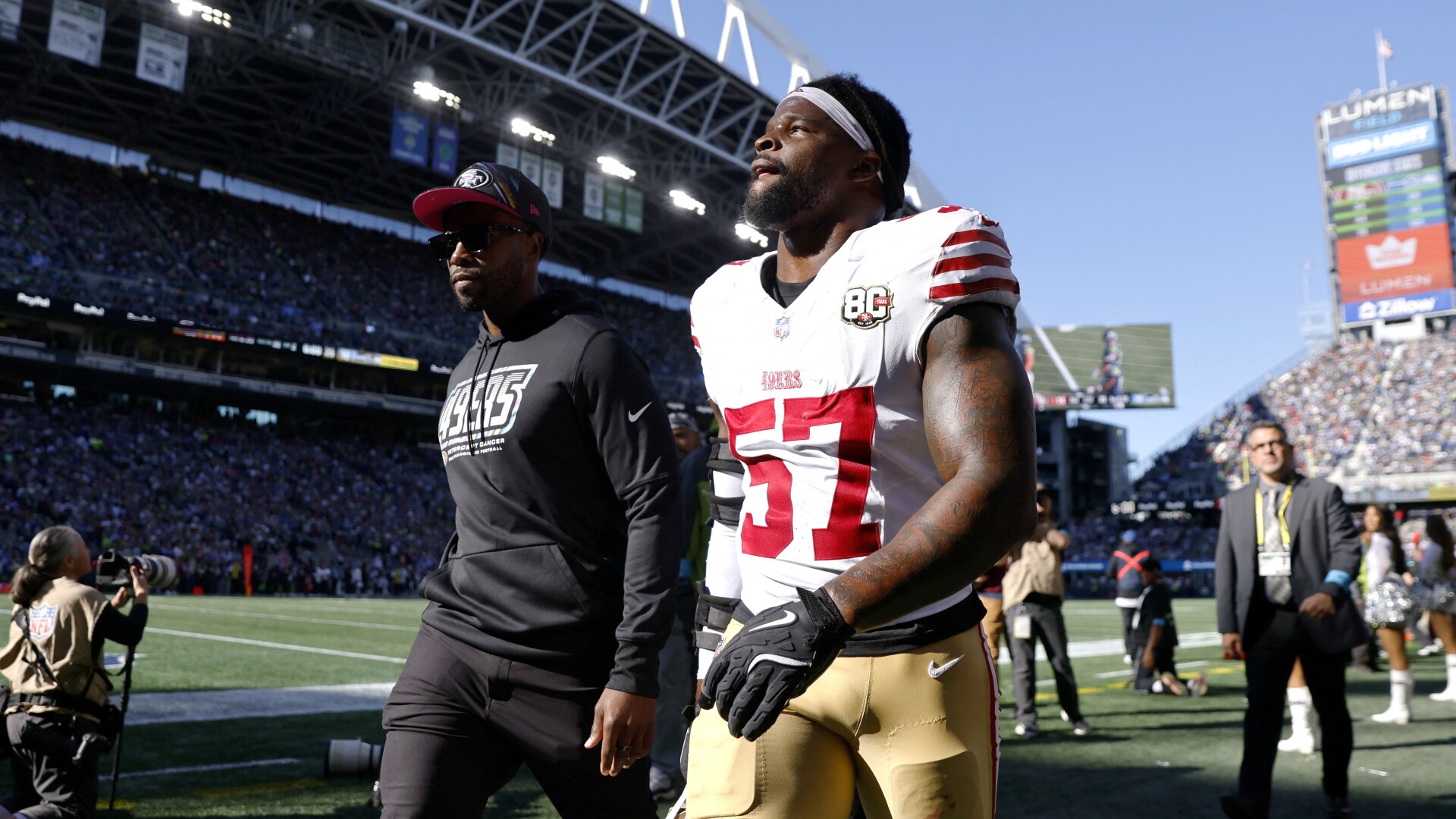 League office directed the ejection of Dre Greenlaw