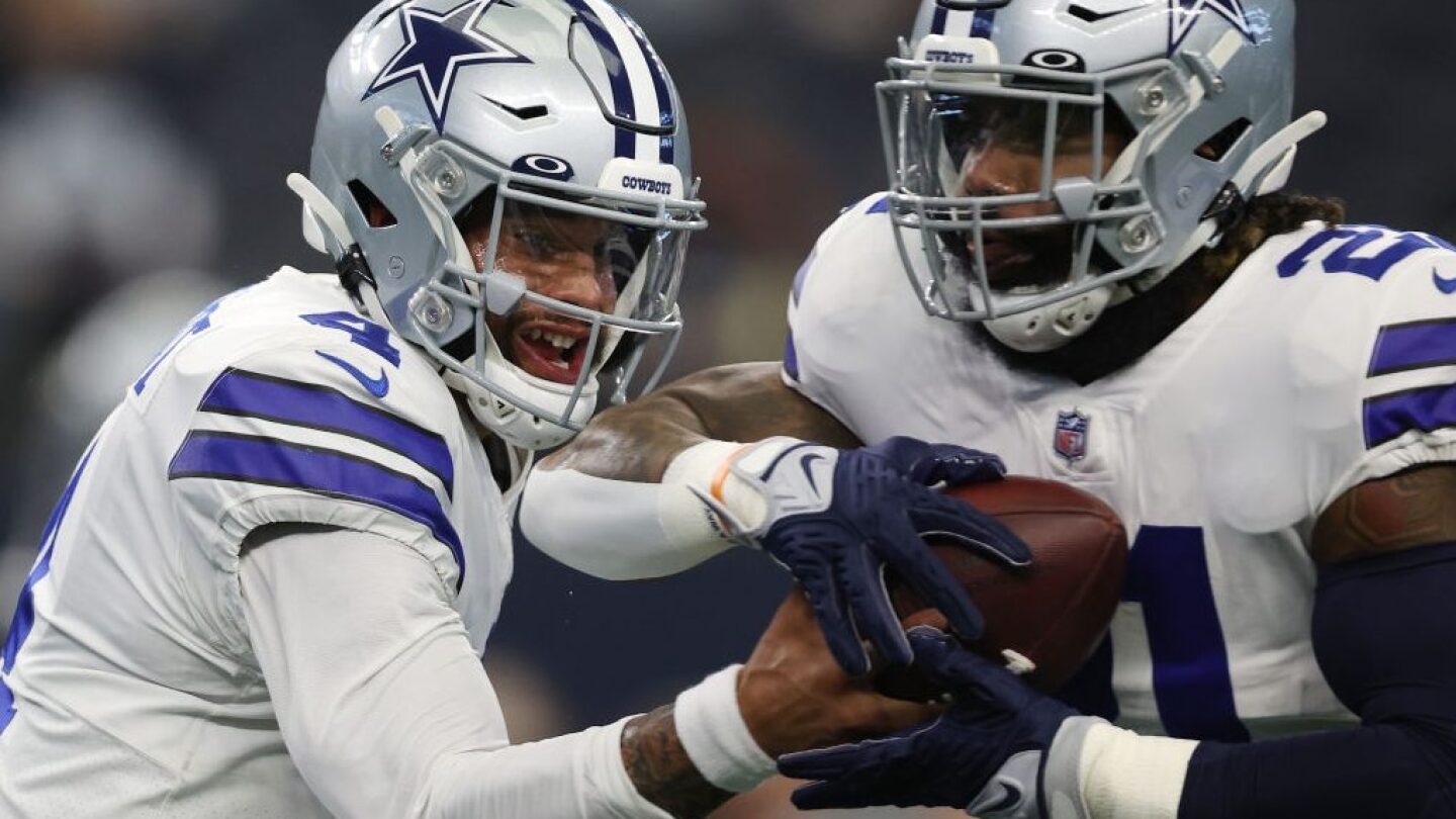 Cowboys take 14-3 lead on an Ezekiel Elliott touchdown run - NBC Sports