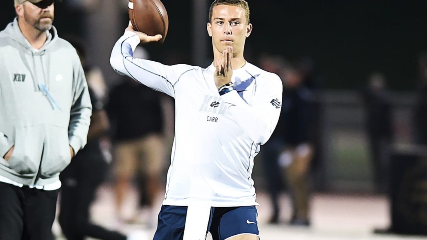 Notre Dame Names Carr Starting Quarterback Notre Dame Names Carr Starting Quarterback