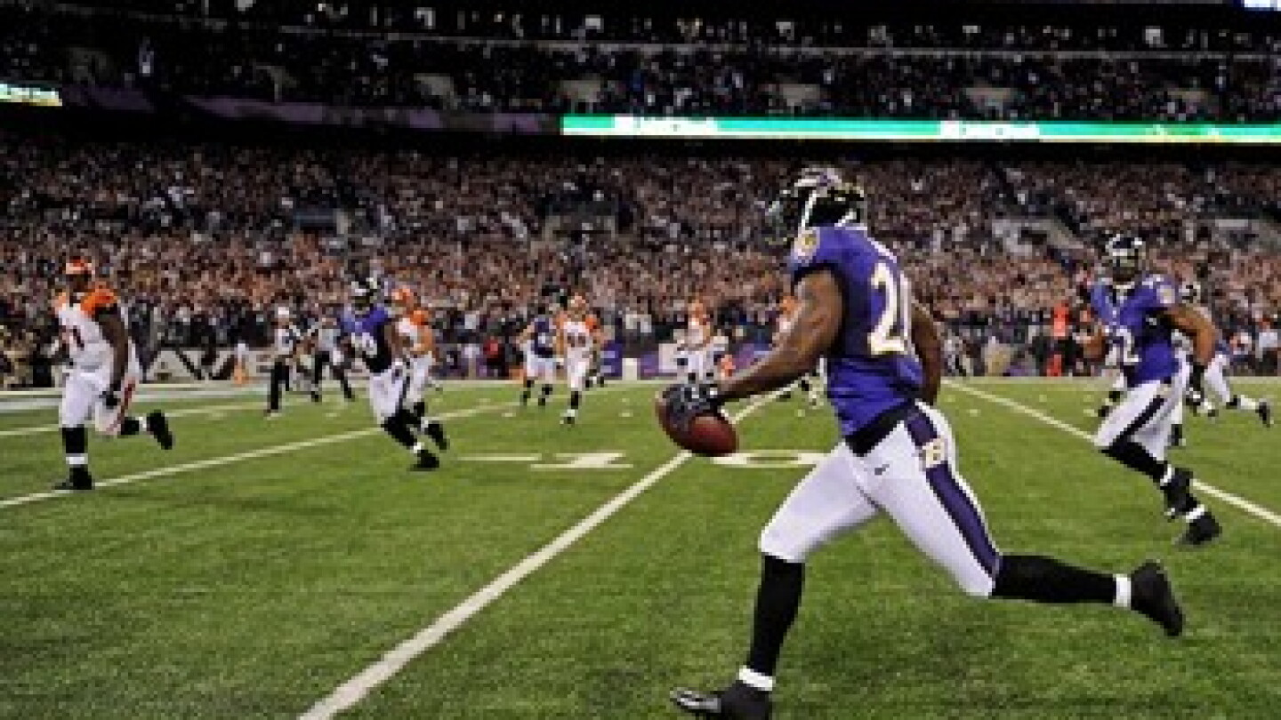 Bengal Reed Ed Reed sets interception return record as Ravens dominate Bengals ...