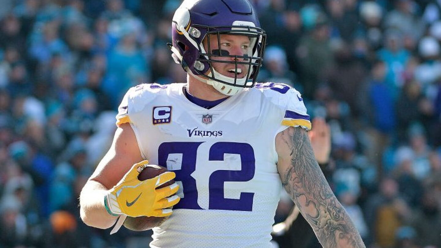Kyle Roodolf Kyle Rudolph upgraded to questionable, expected to play - NBC Sports