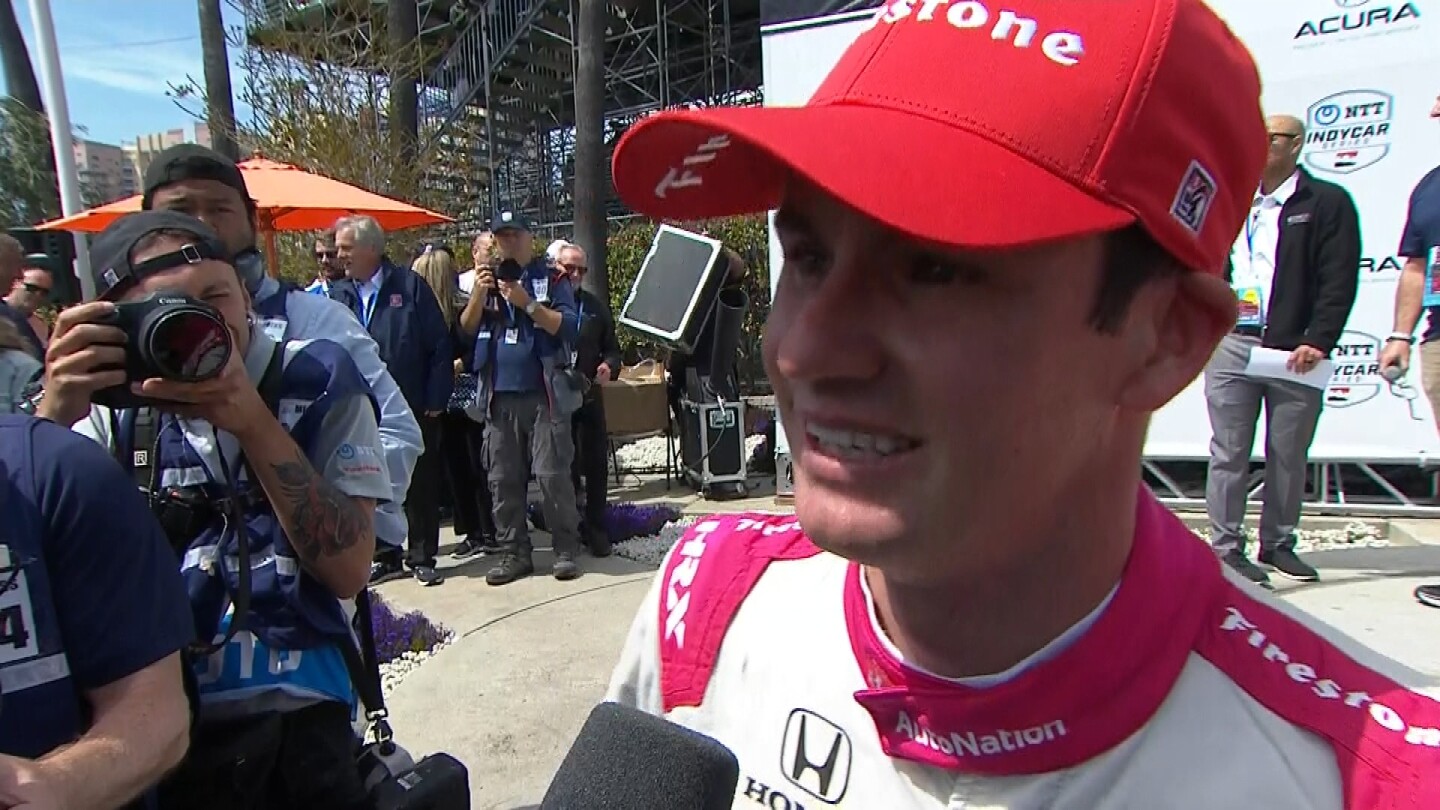 Kyle Kirkwood wins first IndyCar Series race of career at Long Beach ...