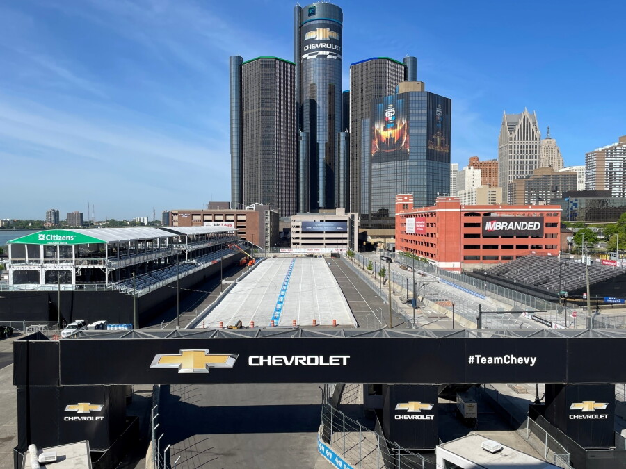 Detroit Gp Seating Rooftop Roger Penske vows new downtown Detroit GP will be bigger than the Super ...