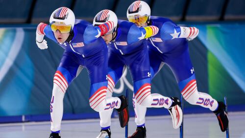 Image for U.S. chases golden sweep in team pursuit at Milan Cortina Olympics