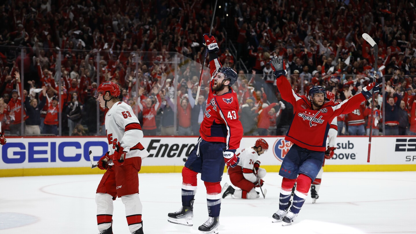 Tom Wilson leads the Capitals past the Hurricanes 3-1 with blocks, a goal and an assist - NBC Sports