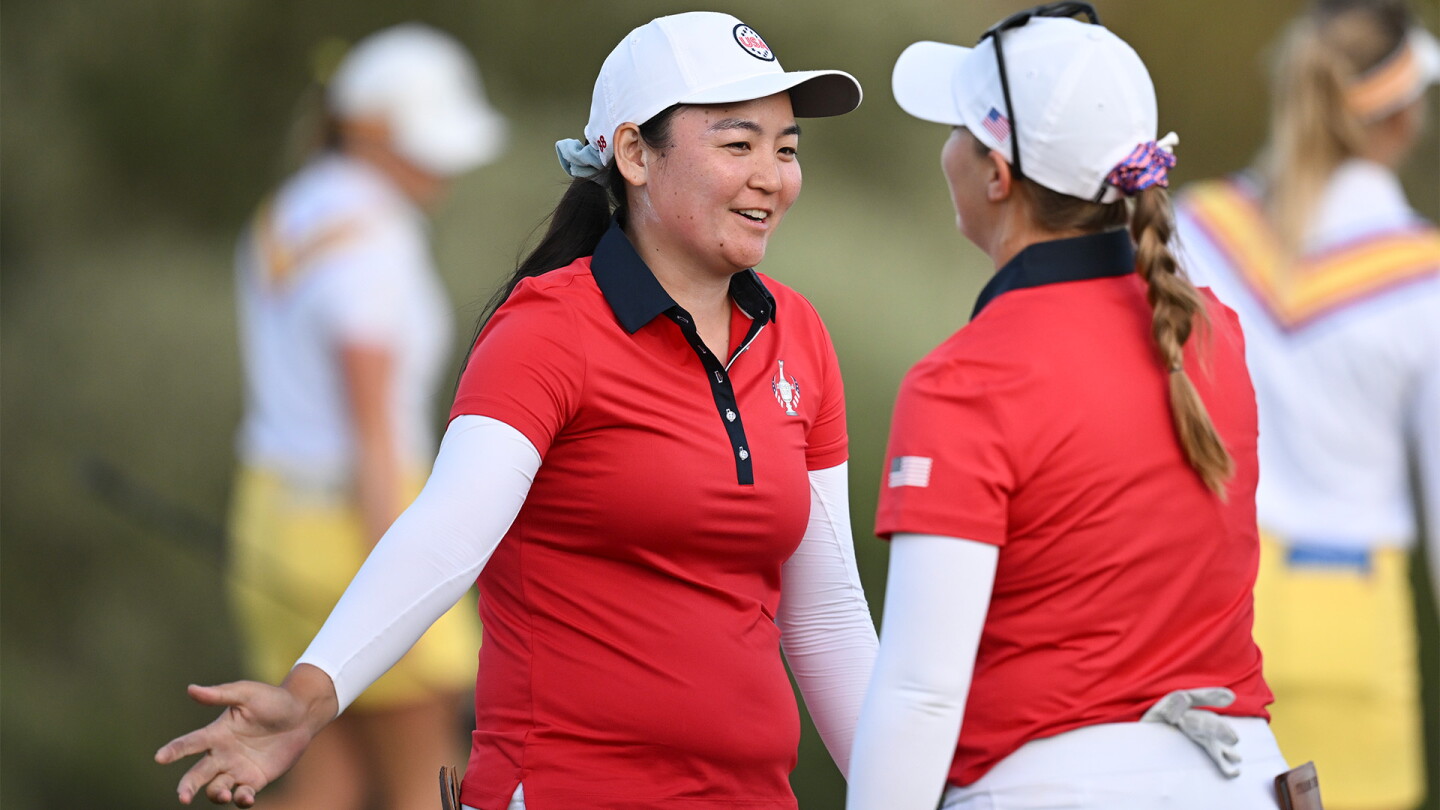 Rookies play a big role on day one of Solheim Cup Rookies play a big role on day one of Solheim Cup