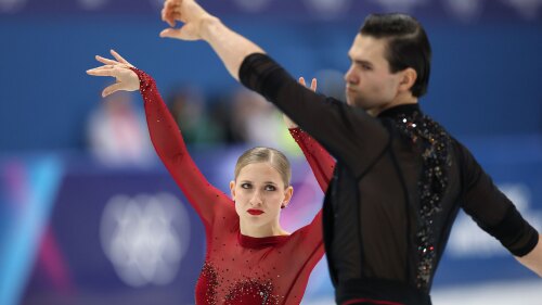 Image for Minerva Fabienne Hase and Nikita Volodin on top in Olympic pairs short program