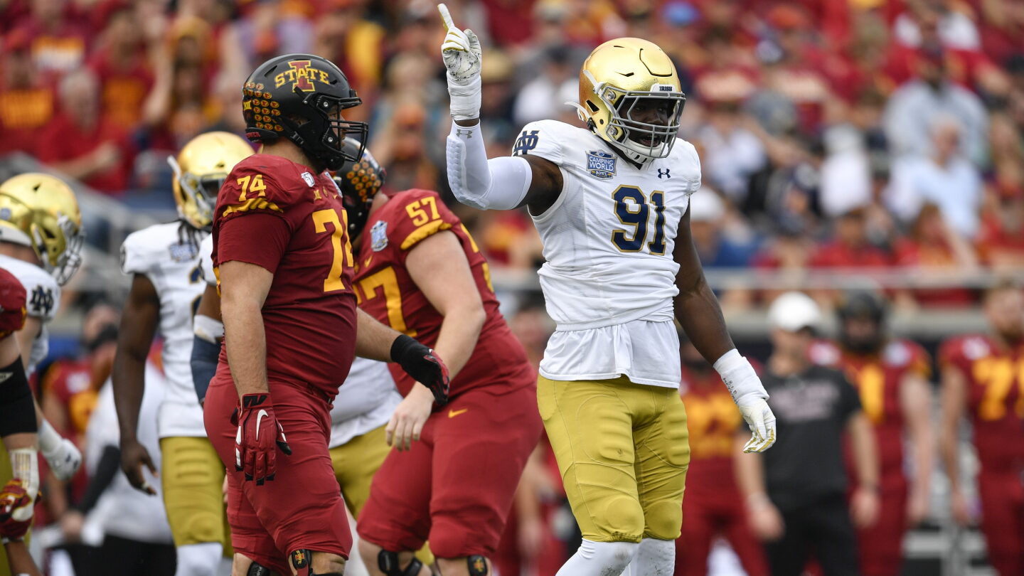 Notre Dame's projected 2020 defensive depth chart NBC Sports