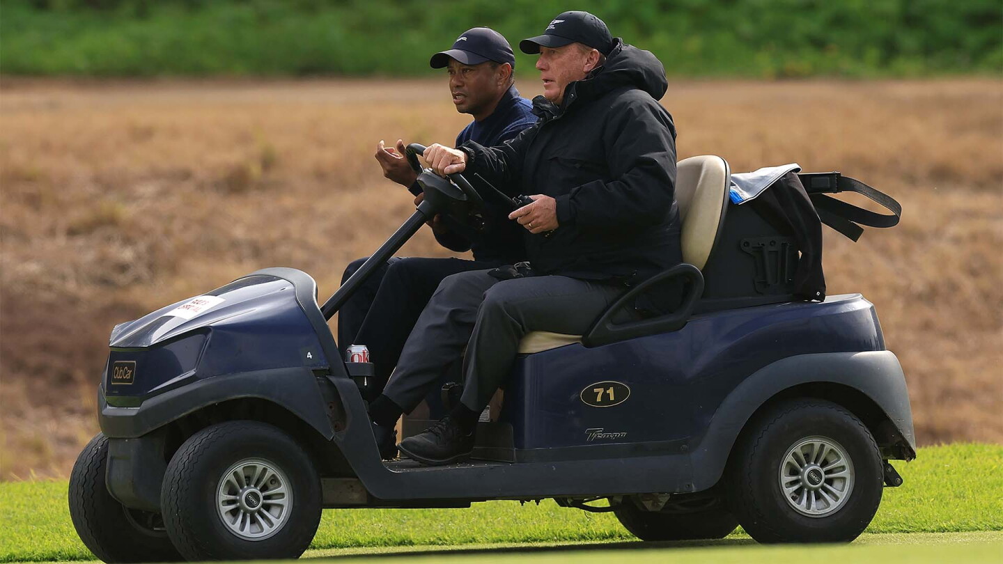 Tiger carted off; WDs from Genesis Invitational