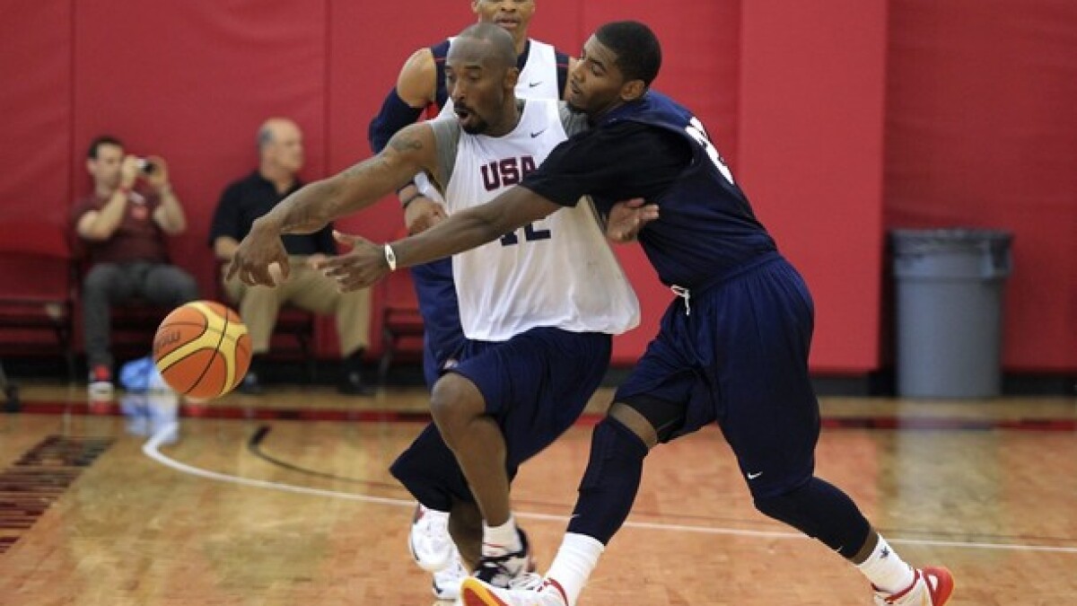 Video: Kyrie Irving, Kobe Bryant talk trash over 1-on-1 game - NBC Sports